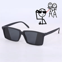Load image into Gallery viewer, See Behind Spy Sunglasses Novelty Shades with Mirror on Side Ends Funny Costume Glasses Accessories for Adult