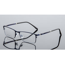 Load image into Gallery viewer, Seemfly Anti-blue Ray Metal Square Glasses Frame Classic Full Frame Optical Myopia Eyeglasses Unisex For Men And Women