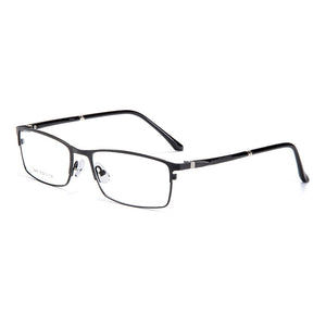 Seemfly Anti-blue Ray Metal Square Glasses Frame Classic Full Frame Optical Myopia Eyeglasses Unisex For Men And Women
