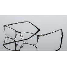 Load image into Gallery viewer, Seemfly Anti-blue Ray Metal Square Glasses Frame Classic Full Frame Optical Myopia Eyeglasses Unisex For Men And Women