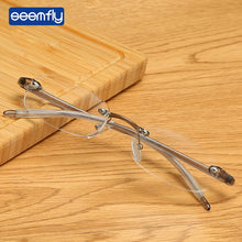 Load image into Gallery viewer, Seemfly Chic Ultra Light Myopic Glasses TR90 Frameless Glasses Myopia -1.0 -1.50 -2.0 -2.5 -3.0 -3.50-4.0 Diopter Myopic Glasses