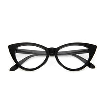 Load image into Gallery viewer, Seemfly Women Sexy Cat Eye Glasses Clear Lens Eyeglasses Vintage Female Goggle Plain Mirror Spectacle Eyewear 2023