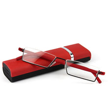 Load image into Gallery viewer, Seemfly Half Frame TR90 Metal Reading Glasses Women&amp;Men Resin HD Foldable Presbyopic Glasses With+1.0+1.5+2.0+2.5+3.0+3.5+4.0
