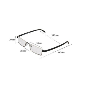 Seemfly Half Frame TR90 Metal Reading Glasses Women&Men Resin HD Foldable Presbyopic Glasses With+1.0+1.5+2.0+2.5+3.0+3.5+4.0
