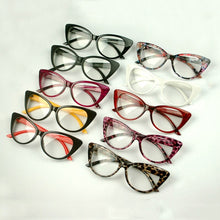 Load image into Gallery viewer, Seemfly  Sexy Cat Eye Glasses Women Transparent Eyewear Brand Designer Vintage Clear Eyeglasses Optical Frame Oculos