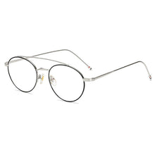Carica l&#39;immagine nel visualizzatore di Gallery, Seemfly Ultralight Round Frame Glasses Frame Women&amp;Men Retro Metal Frame Optical Computer Eyeglasses