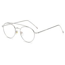Carica l&#39;immagine nel visualizzatore di Gallery, Seemfly Ultralight Round Frame Glasses Frame Women&amp;Men Retro Metal Frame Optical Computer Eyeglasses