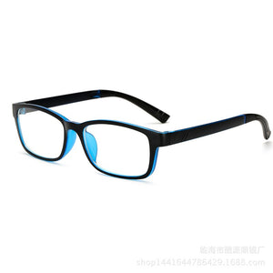 Seemfly Ultralight Small Square Glasses Frame Classic Retro Eyewear Yellow Night Vision Lens Computer Eyeglasses For Women&Men
