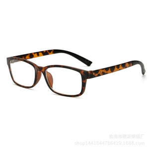 Seemfly Ultralight Small Square Glasses Frame Classic Retro Eyewear Yellow Night Vision Lens Computer Eyeglasses For Women&Men