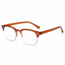 Load image into Gallery viewer, Seemfly Vintage Half Frame Women Reading Glasses Super Light And Comfortable Eyewear Presbyopic Eyeglasses +1 +1.5+2+2.5+3+3.5+4
