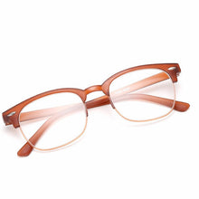Load image into Gallery viewer, Seemfly Vintage Half Frame Women Reading Glasses Super Light And Comfortable Eyewear Presbyopic Eyeglasses +1 +1.5+2+2.5+3+3.5+4