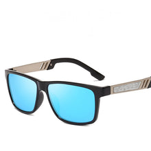 Load image into Gallery viewer, Seemfly Vintage Photochromic Men Polarized Sunglasses Flash Glasses Legs Metal Square Black Driving Sunshades Driver&#39;s Eyewear
