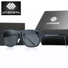 Load image into Gallery viewer, Semi Rimless Alloy Optical Glasses Frame Men Myopia Prescription Eyeglasses Frame Male UV400 Polarized Magnet Clip Sunglasses