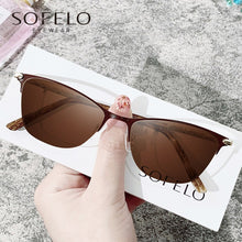 Carica l&#39;immagine nel visualizzatore di Gallery, Semi Rimless Myopia Optical Glasses Frame Women Prescription Eyeglasses Frame Ladies Red Stainless Steel Spectacles Frame 2022