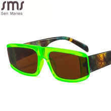 Load image into Gallery viewer, Sen Maries Hip Hop Sunglasss Women Men 2023 Designer Alloy Oval Sun Glasses UV400