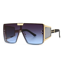 Load image into Gallery viewer, Sen Maries Oversized Square Sunglasses Women 2023  Brand Designer Sunglasses Men One Piece Men Gafas Shade Mirror UV400