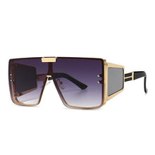 Load image into Gallery viewer, Sen Maries Oversized Square Sunglasses Women 2023  Brand Designer Sunglasses Men One Piece Men Gafas Shade Mirror UV400