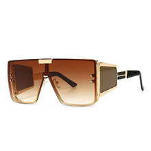 Load image into Gallery viewer, Sen Maries Oversized Square Sunglasses Women 2023  Brand Designer Sunglasses Men One Piece Men Gafas Shade Mirror UV400