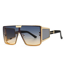 Load image into Gallery viewer, Sen Maries Oversized Square Sunglasses Women 2023  Brand Designer Sunglasses Men One Piece Men Gafas Shade Mirror UV400