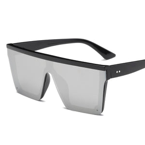 Sen Maries Oversized Womens Sunglasses Sun Glasses Big Frame Windproof Shades Men Flat Top Driving Goggles UV400