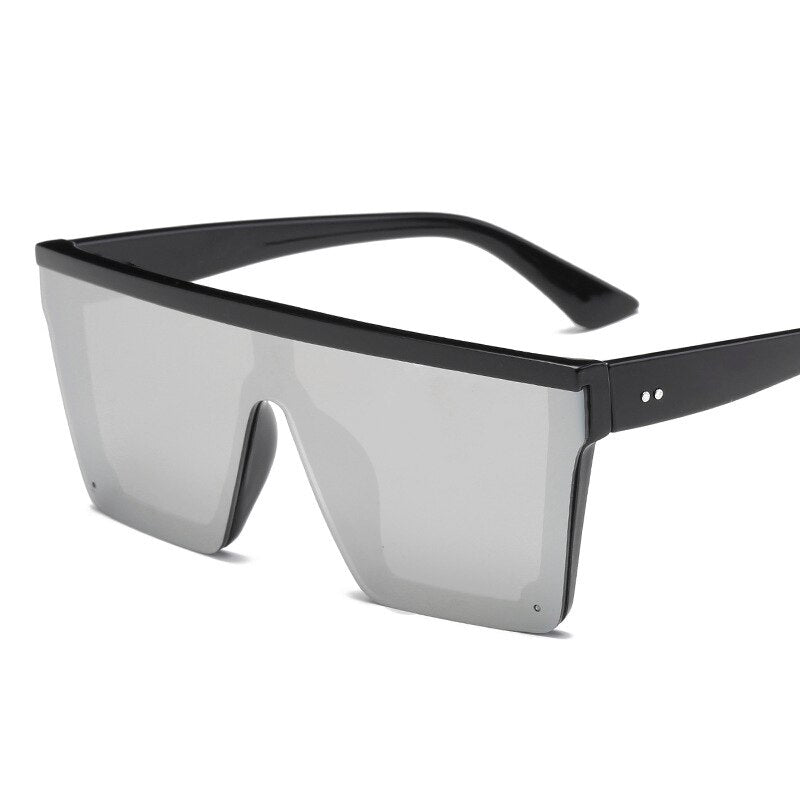 Sen Maries Oversized Womens Sunglasses Sun Glasses Big Frame Windproof Shades Men Flat Top Driving Goggles UV400