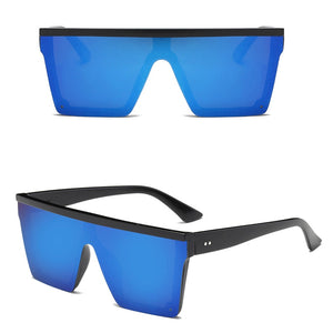 Sen Maries Oversized Womens Sunglasses Sun Glasses Big Frame Windproof Shades Men Flat Top Driving Goggles UV400