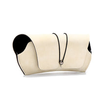 Load image into Gallery viewer, Sen Maries PU Leather Sunglasses Pouch Bag Eyeglasses Case Women Men Support Customized Logo Portable Glasses Cover Bags Box