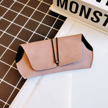 Load image into Gallery viewer, Sen Maries PU Leather Sunglasses Pouch Bag Eyeglasses Case Women Men Support Customized Logo Portable Glasses Cover Bags Box