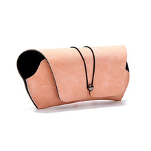 Load image into Gallery viewer, Sen Maries PU Leather Sunglasses Pouch Bag Eyeglasses Case Women Men Support Customized Logo Portable Glasses Cover Bags Box
