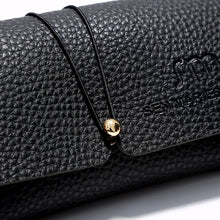 Load image into Gallery viewer, Sen Maries Portable Unisex Leather Sunglasses Case Flip Reading Eyeglass Box Eyewear Protector Accessories Can Custom LOGO 50MOQ