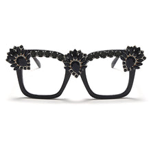 Carica l&#39;immagine nel visualizzatore di Gallery, Sen Maries Square Optical Glasses Frames Men Women Computer Glasses Prescription Eyeglasses Diamond Rhinestone UV400