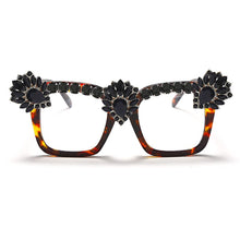 Load image into Gallery viewer, Sen Maries Square Optical Glasses Frames Men Women Computer Glasses Prescription Eyeglasses Diamond Rhinestone UV400