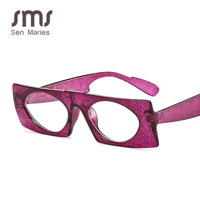 Sen Maries Vintage Square Sunglasses Women Retro Rectangle Frame Sun Glasses Black Red Flat Mirror Female Male Eyewear Oculos