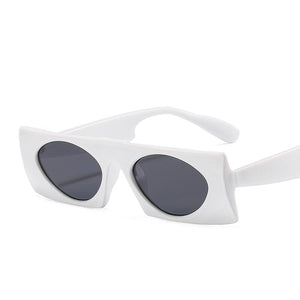 Sen Maries Vintage Square Sunglasses Women Retro Rectangle Frame Sun Glasses Black Red Flat Mirror Female Male Eyewear Oculos