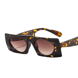 Sen Maries Vintage Square Sunglasses Women Retro Rectangle Frame Sun Glasses Black Red Flat Mirror Female Male Eyewear Oculos