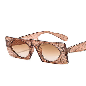 Sen Maries Vintage Square Sunglasses Women Retro Rectangle Frame Sun Glasses Black Red Flat Mirror Female Male Eyewear Oculos