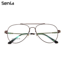 Load image into Gallery viewer, Senta Titanium Glasses Frames Men Spectacles Myopia Optical Eyewear Oval Pilot Bendable 5 Colors Prescription Eyeglasses
