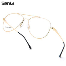 Load image into Gallery viewer, Senta Titanium Glasses Frames Men Spectacles Myopia Optical Eyewear Oval Pilot Bendable 5 Colors Prescription Eyeglasses