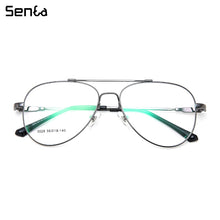 Load image into Gallery viewer, Senta Titanium Glasses Frames Men Spectacles Myopia Optical Eyewear Oval Pilot Bendable 5 Colors Prescription Eyeglasses