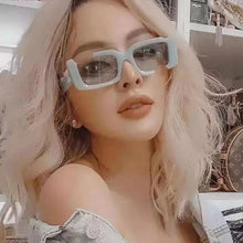 Load image into Gallery viewer, Sept Rectangular Notch Personality Sunglasses Europe And The United States Do Strange Sunglasses Funny Square Sunglasses Girl