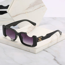 Load image into Gallery viewer, Sept Rectangular Notch Personality Sunglasses Europe And The United States Do Strange Sunglasses Funny Square Sunglasses Girl