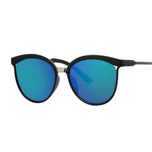 Load image into Gallery viewer, Sexy Black Cat Eye Sunglasses Women Shades Famous Brand  Designer Trendy Sun Glasses Female Small White Points UV400