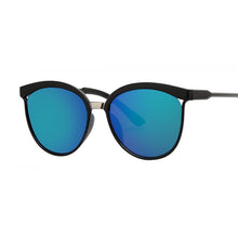 Load image into Gallery viewer, Sexy Black Cat Eye Sunglasses Women Shades Famous Brand  Designer Trendy Sun Glasses Female Small White Points UV400