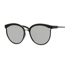 Load image into Gallery viewer, Sexy Black Cat Eye Sunglasses Women Shades Famous Brand  Designer Trendy Sun Glasses Female Small White Points UV400