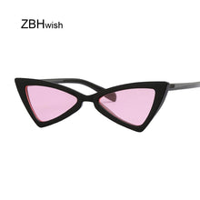 Load image into Gallery viewer, Sexy Butterfly Small Cat Eye Sunglasses Women  Brand Sun Glasses Female Red Black Vintage Sunglass UV400