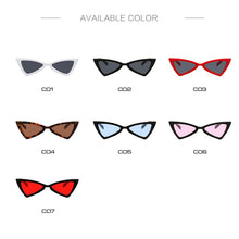 Load image into Gallery viewer, Sexy Butterfly Small Cat Eye Sunglasses Women  Brand Sun Glasses Female Red Black Vintage Sunglass UV400