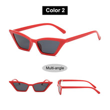 Carica l'immagine nel visualizzatore di Gallery, Sexy Cat Eye Retro Sunglasses Small Triangle Sunglasses Female Shades Ladies Trending Streetwear Eyewear UV400 Eyewear
