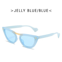 Load image into Gallery viewer, Sexy Cat Eye Retro Sunglasses Women Small Triangle Sun Glasses Female Shades Ladies Trending Streetwear Eyewear UV400 Eyeglasses