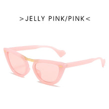 Load image into Gallery viewer, Sexy Cat Eye Retro Sunglasses Women Small Triangle Sun Glasses Female Shades Ladies Trending Streetwear Eyewear UV400 Eyeglasses