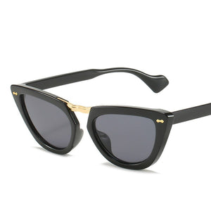 Sexy Cat Eye Retro Sunglasses Women Small Triangle Sun Glasses Female Shades Ladies Trending Streetwear Eyewear UV400 Eyeglasses